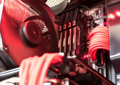 montaż czerwonego pc ipsum komp w toruniu