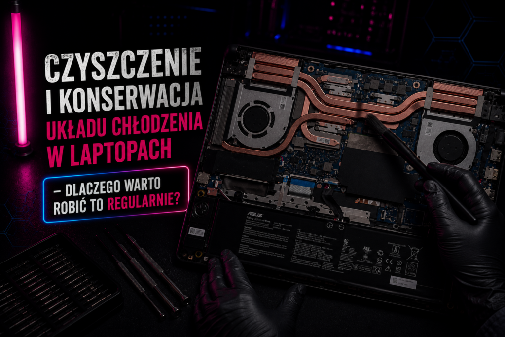 czyszczenie i konserwacja układu chłodzenia w laptopach – dlaczego warto robić to regularnie