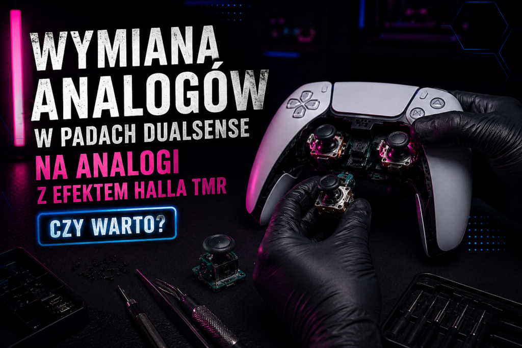 Wymiana analogów w padach DualSense na analogi z efektem Halla TMR – czy warto? wymiana analogów w padach dualsense na analogi z efektem halla tmr