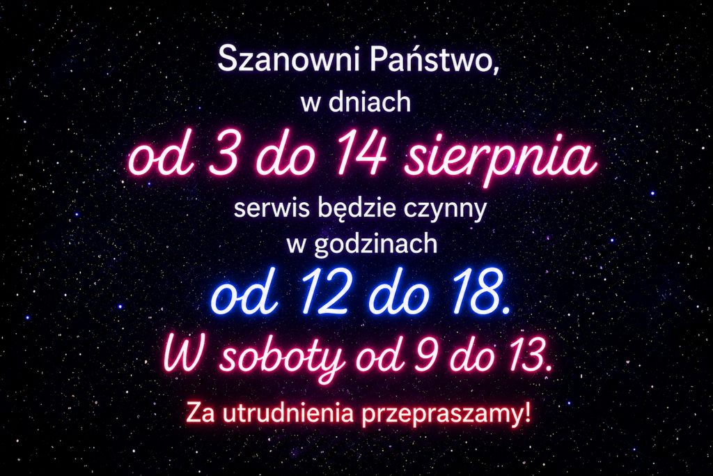 ipsum komp zmiana godzin urlop sierpień 2026